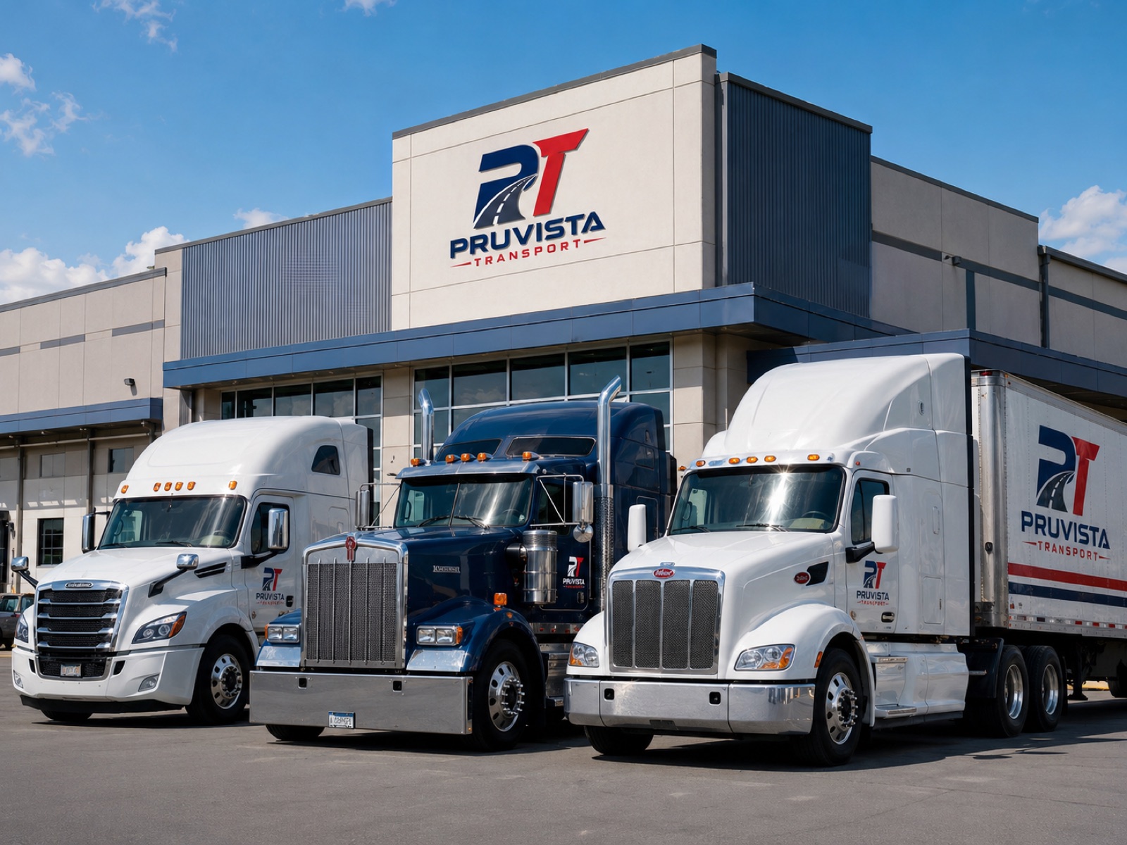 Pruvista Freightliner Cascadia at the Bergen County yard