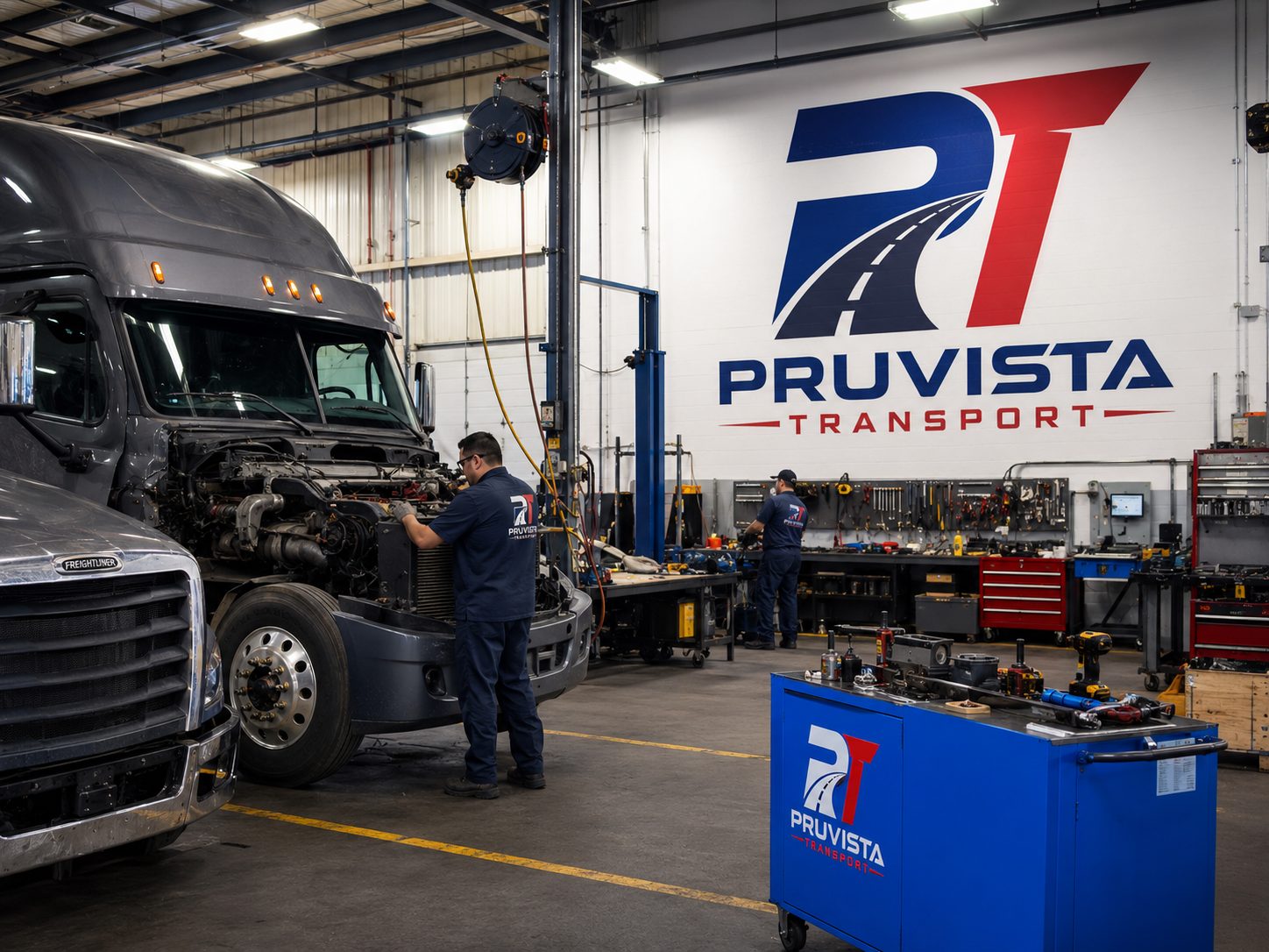 Pruvista Transport maintenance shop